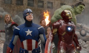 Scene uit de film The Avengers